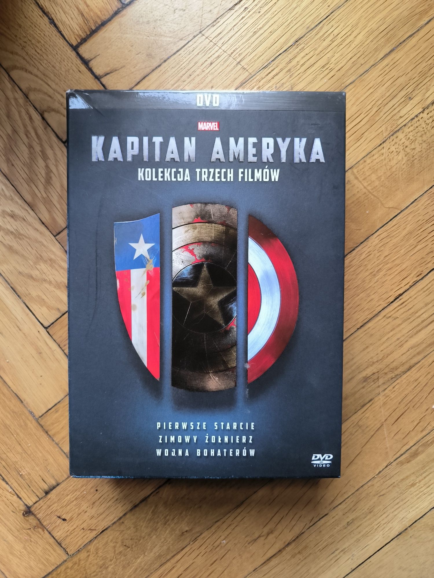 Kapitan Ameryka kolekcja trzech filmów Blue Ray