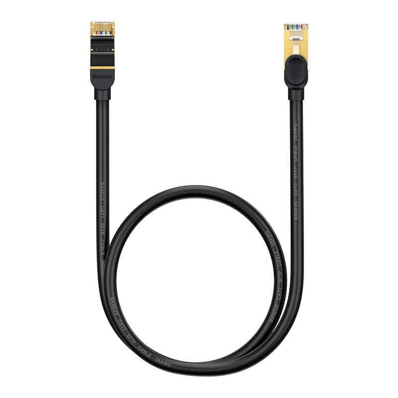Kabel Sieciowy Baseus Rj45 10Gbps Ethernet 1M Czarny