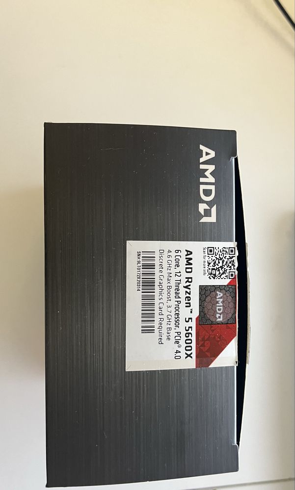 Ryzen 5 5600x + Heat Sink Cooler NOVO (VALOR NÃO É NEGOCIÁVEL"