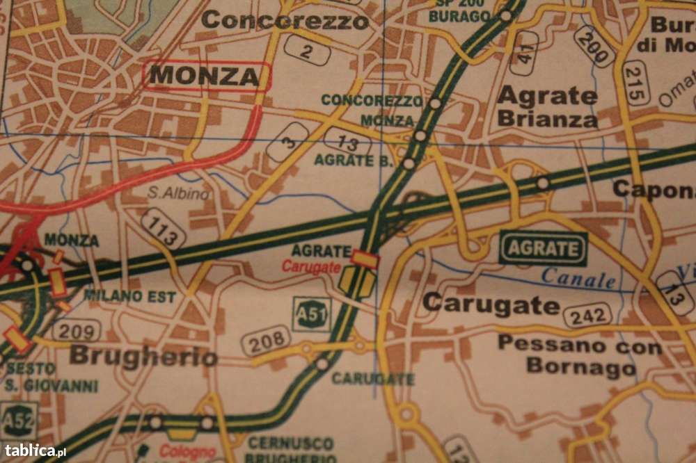 Lombardia-prowincja Bergamo-Włochy-mapa-663