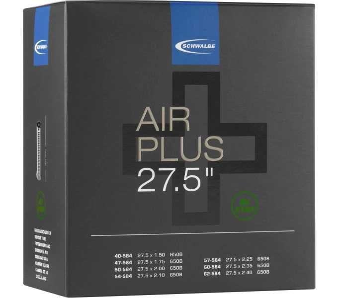 Dętka rowerowa Schwalbe Air Plus 27,5x1,50-2,40 AV 40mm