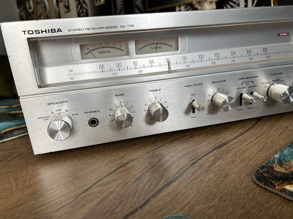 Amplituner Toshiba SA-735 Top/Kolekcjonerski Stan/Wys/Polecam!