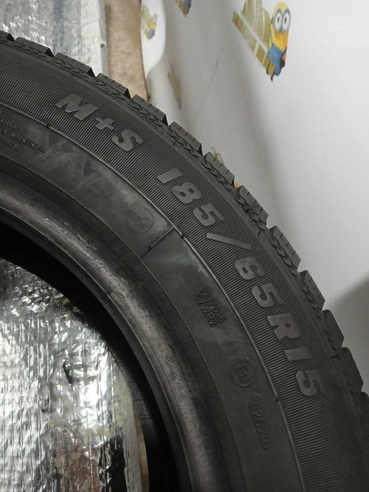 Шина Sava 185/65R15. 1шт. Зима Розпаровка 2023р. (0374)