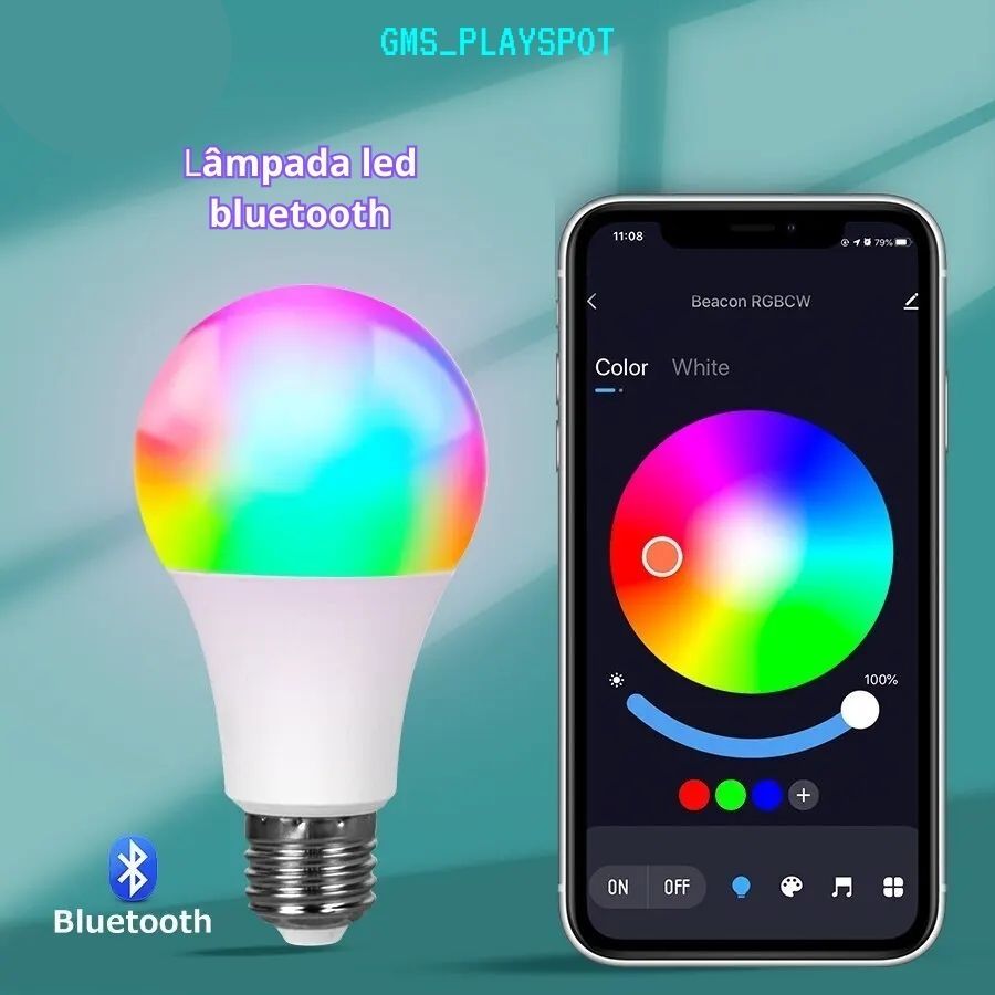 Lampada led bluetooth