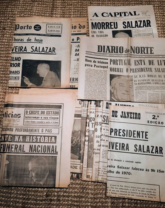 Lote Livros, Revistas e Jornais sobre o Estado Novo / Salazar