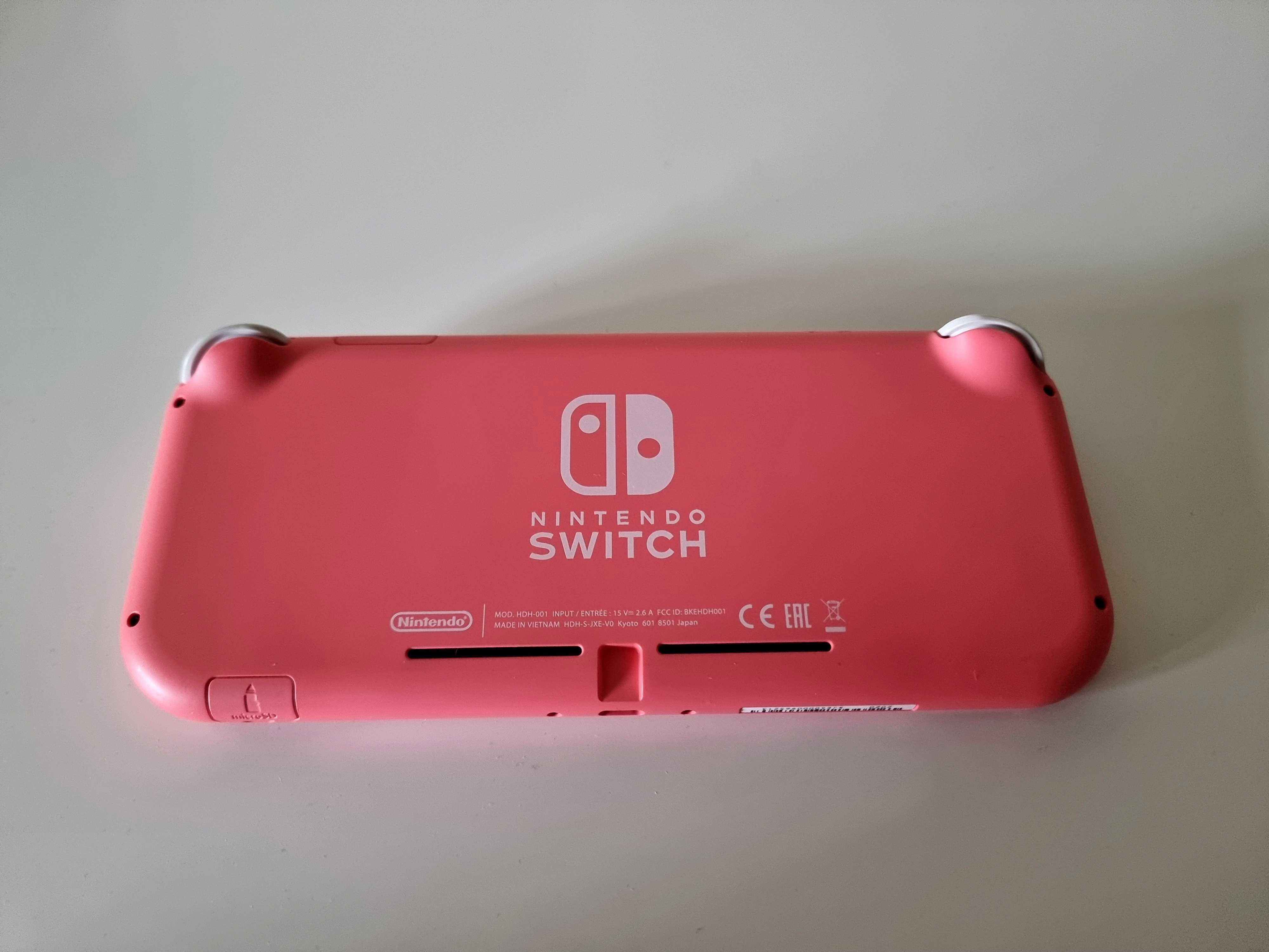 Konsola Nintendo Switch Lite komplet różowa