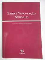 Erro e Vinculação Negocial, António Pinto Monteiro