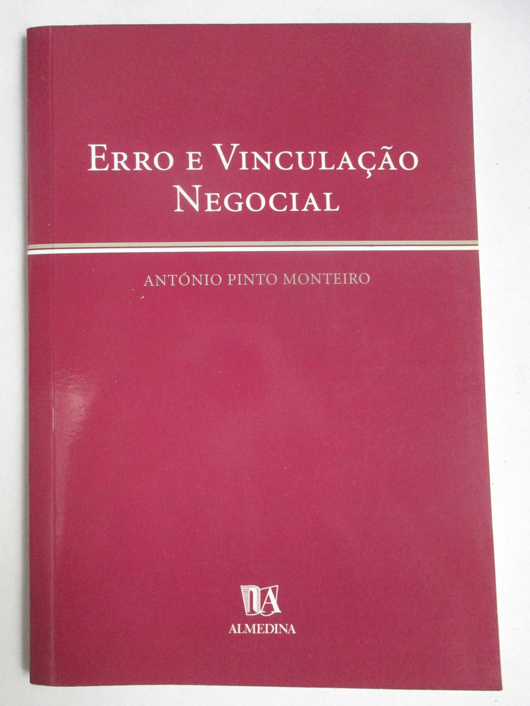 Erro e Vinculação Negocial, António Pinto Monteiro