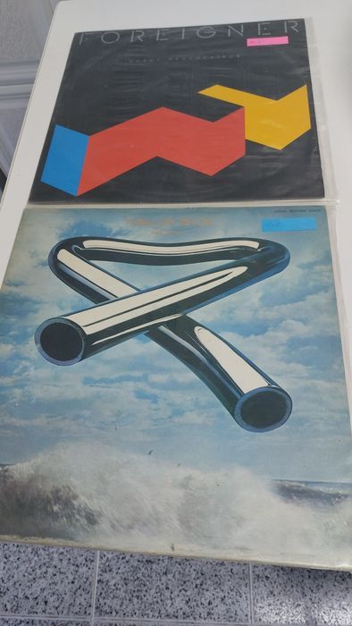 Lote de álbuns de vinil.