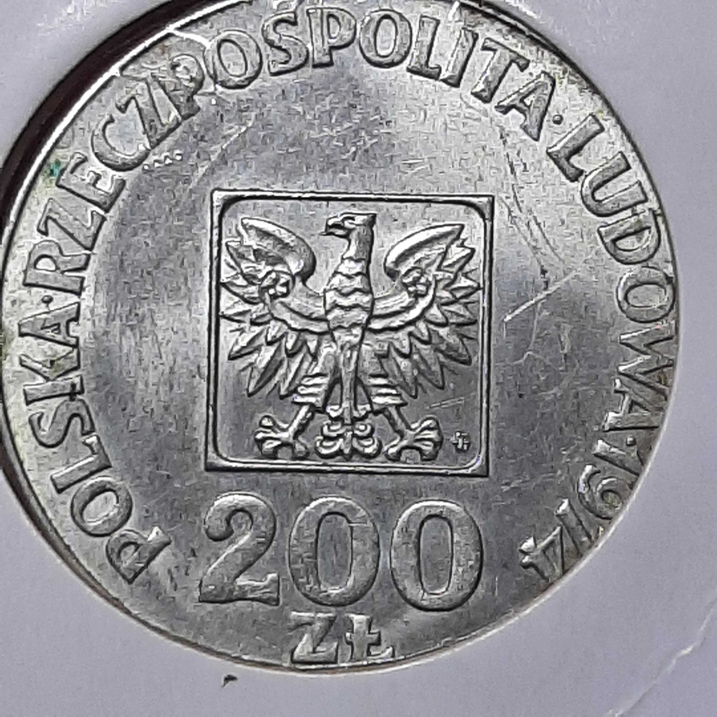 200 zł XXX lat PRL srebrna moneta.