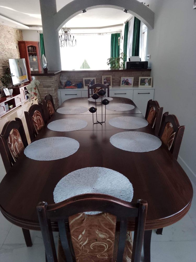Stół Drewaniany + krzesła