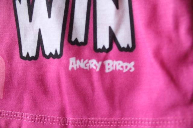 Nowy zestaw bluzka angry birds spodnie carter's 4-6 lat