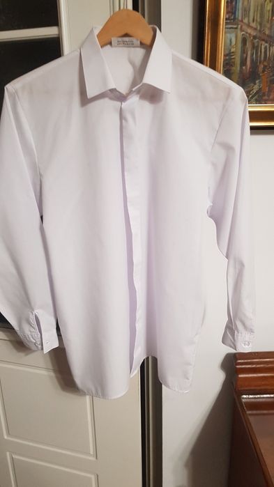Biała koszula na 158