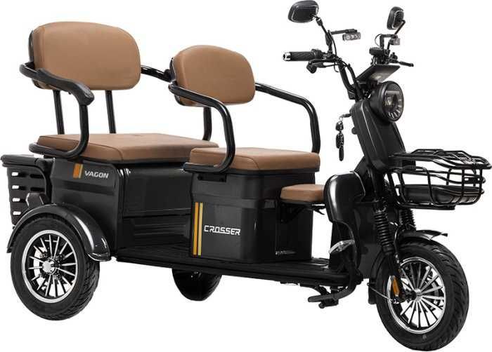 Електроскутер 3--містний VAGON Crosser TR-4 72V/20AH/800W 2025