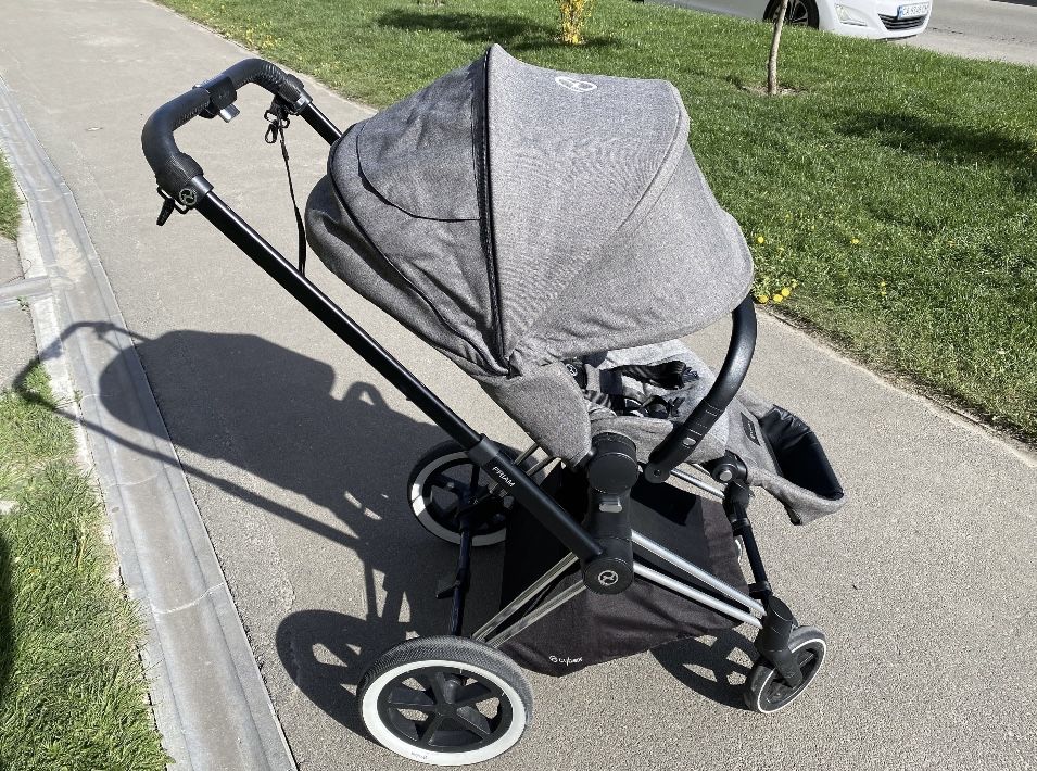 Коляска Cybex Priam 2 в 1  Platinum Manhattan Grey