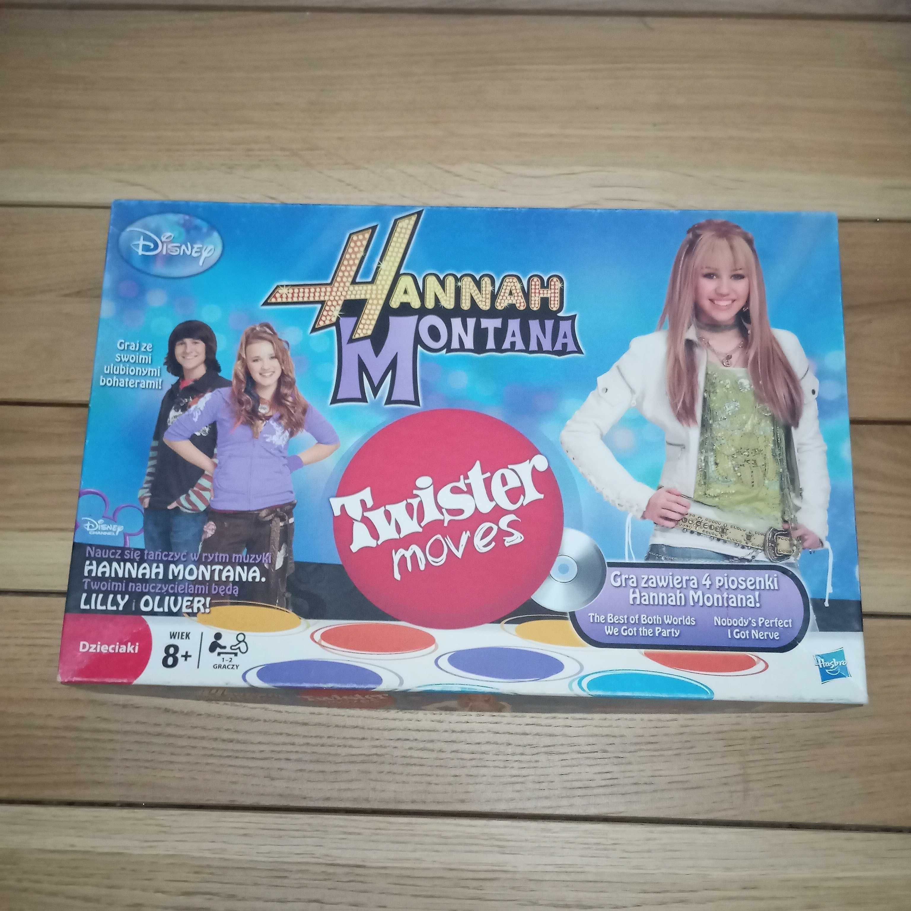 Gra Twister moves Hannah Montana Disney Hasbro