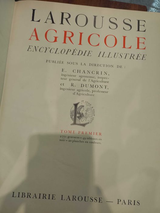 Enciclopédia Ilustrada Larousse Agricole (Volume 1 e 2)