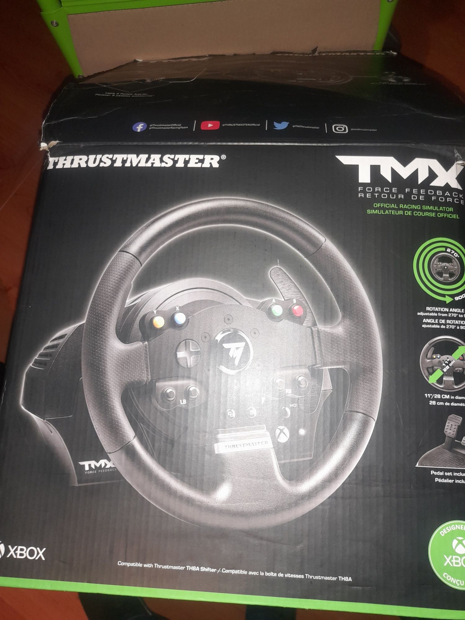 Volante Thrusmaster TMX Peças