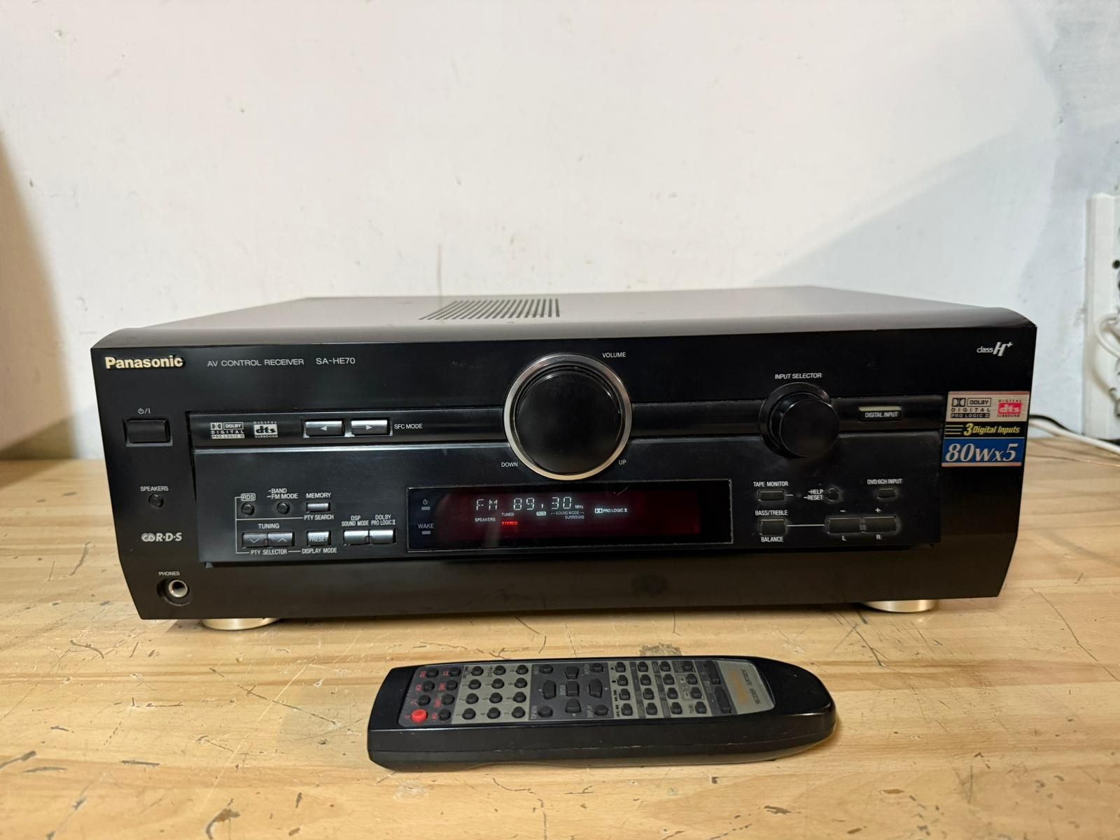 Panasonic SA-HE70 # amplituner 5.1 # stereo # Technics # PILOT
