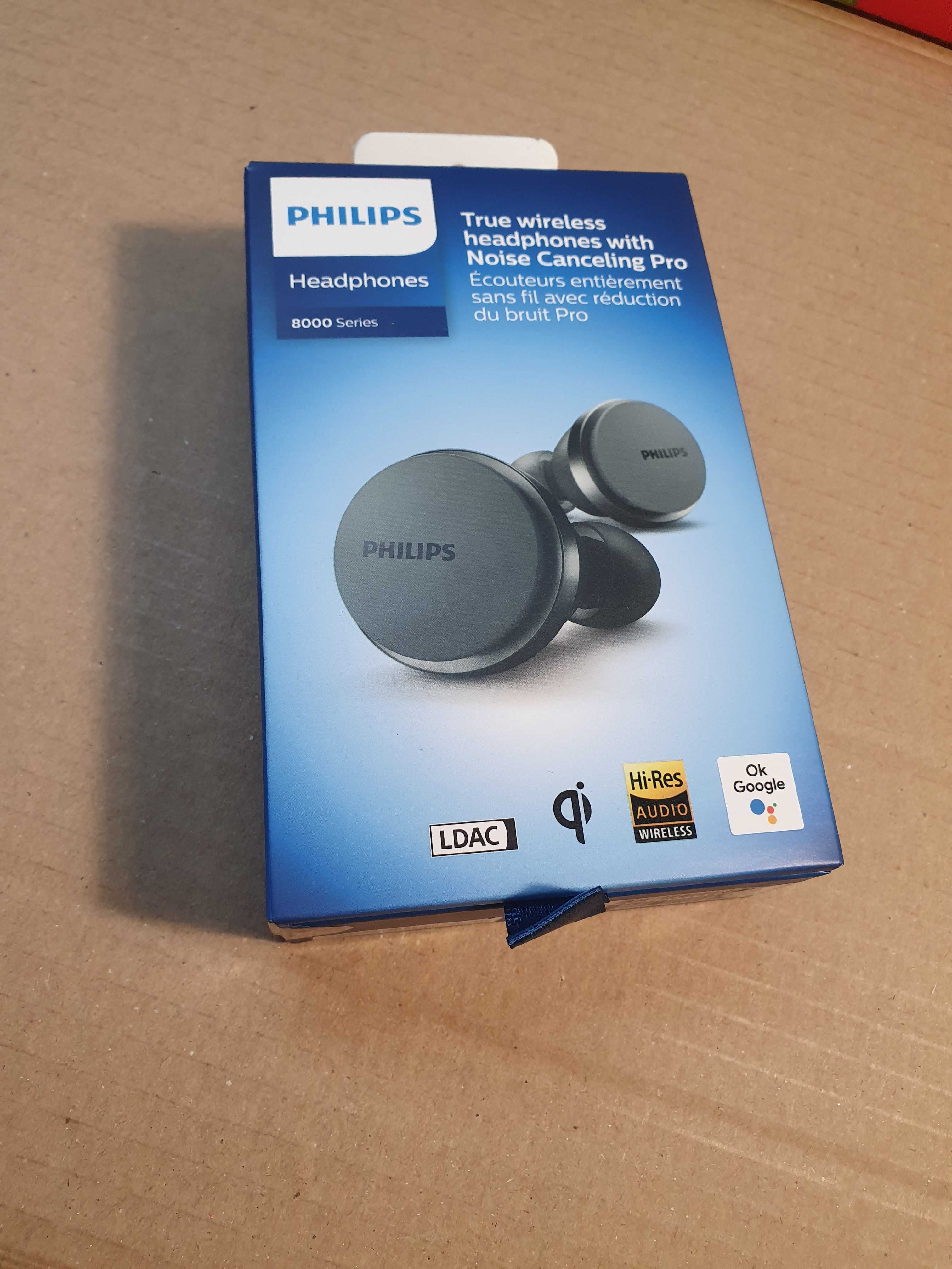 Słuchawki bezprzewodowe PHILIPS 8000 SERIES TAT8506 CZARNE