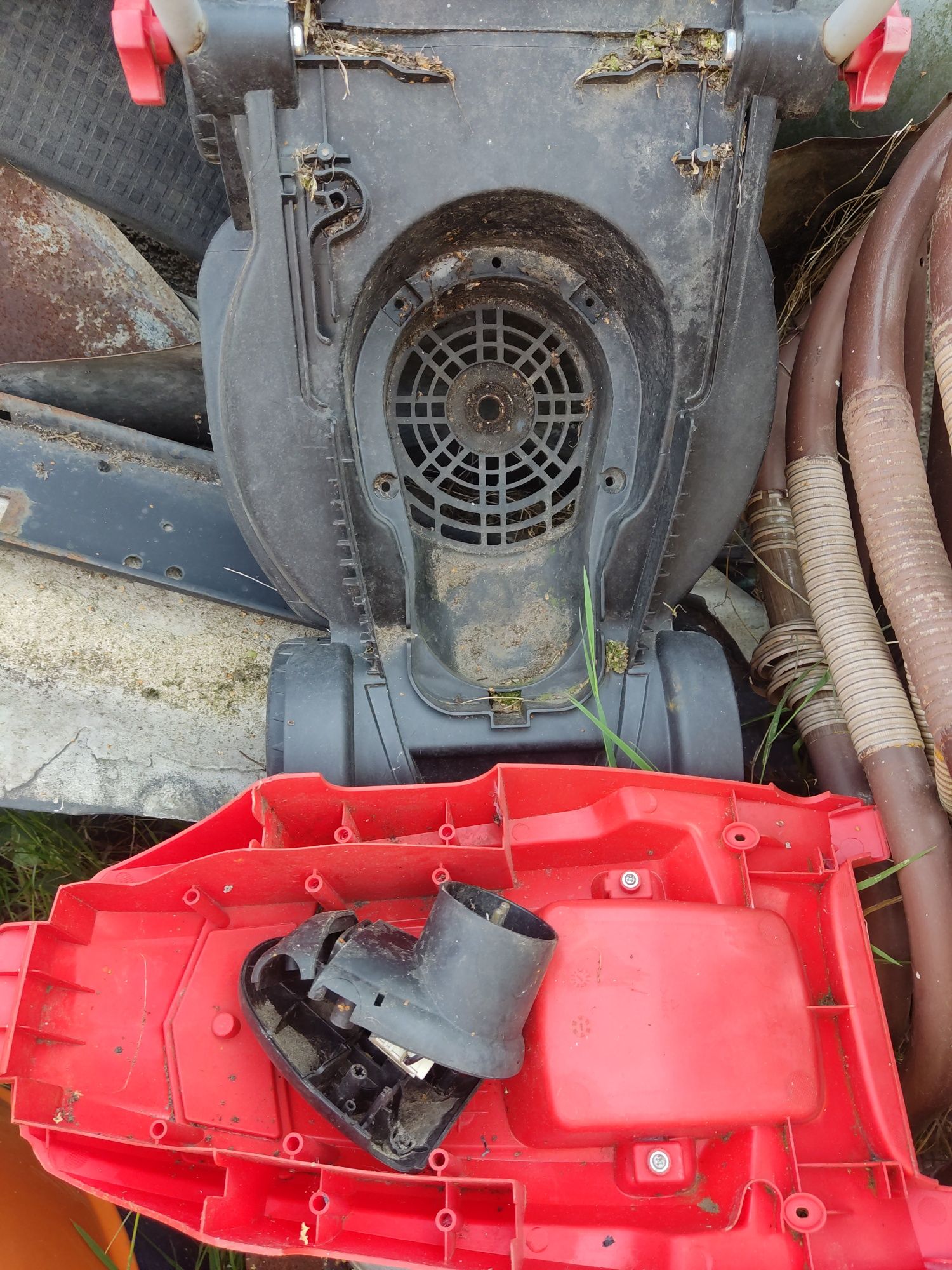Kosiarka elektryczna FAWORYT KC 1200 uszkodzona na części
