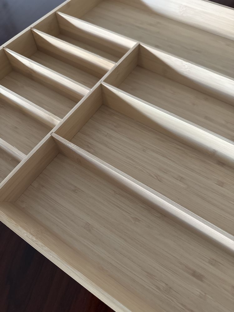 tabuleiro/divisoria talheres bambu - IKEA
