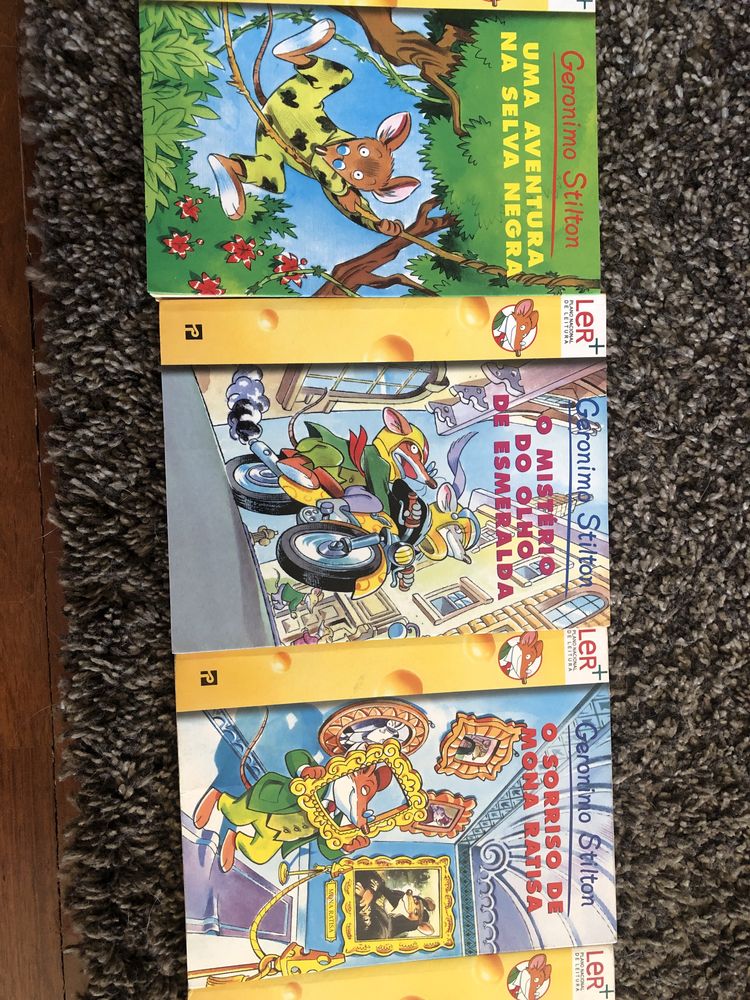 Varios livros Geronimo Stilton