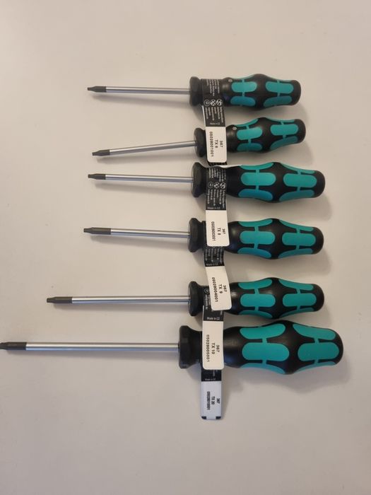 Zestaw torx wera nowe 6szt oryginalne wysyłka