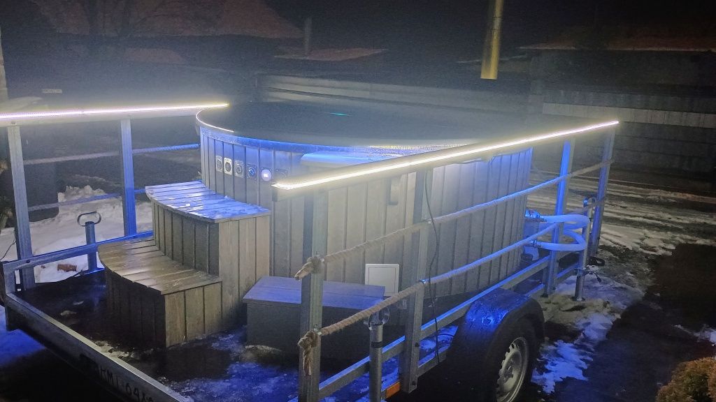 Mobilna balia/bania/jacuzzi wynajem