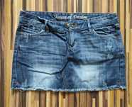 Spódnica spódniczka mini jeans dżins