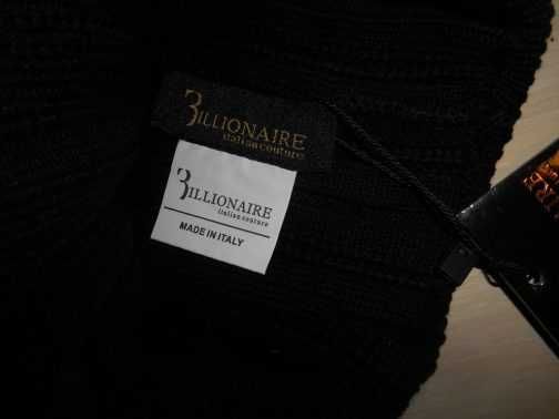Billionaire Luksusowa Męska ciepła czapka zimowa Włochy 1623-1