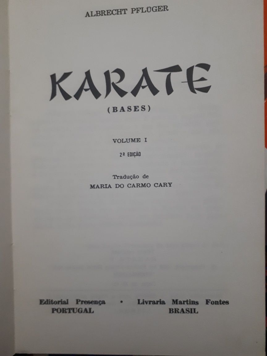 Livros de Karaté