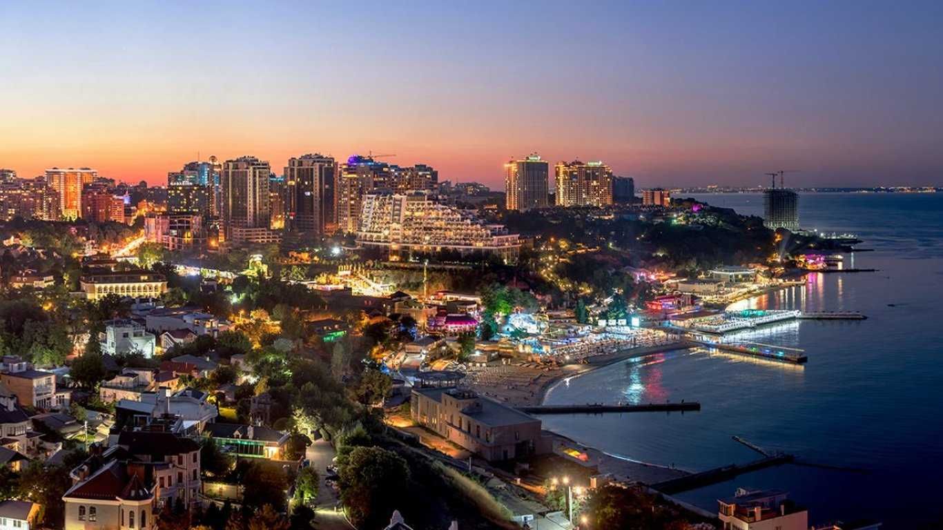 Балкон с прямым видом на море, квартира в ЖК "Атмосфера", Аркадия.