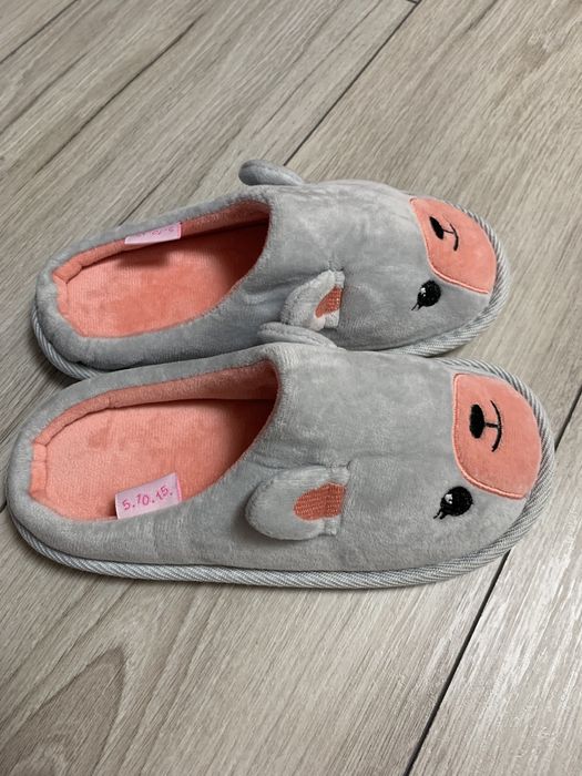 НОВІ дитячі тапочки теплі для дівчинки 32/33р   20см