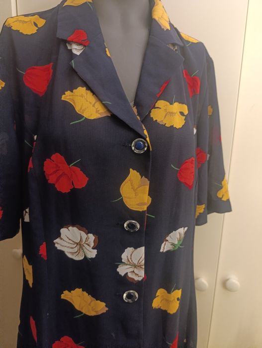 Szyta na zamówienie sukienka rozm 46/48