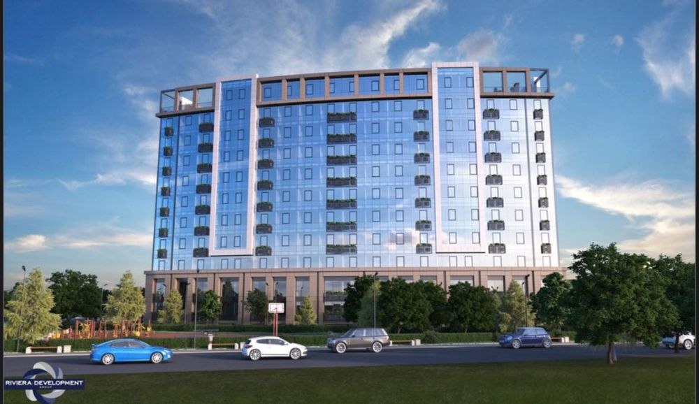 1к квартира в новом доме ЖК "Авторский", 46кв м, 9 этаж, вид на море