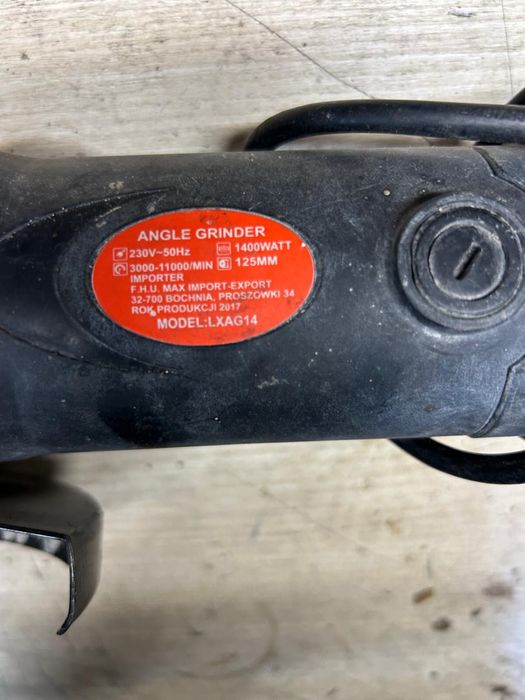 Szlifierka kątowa z regulacją