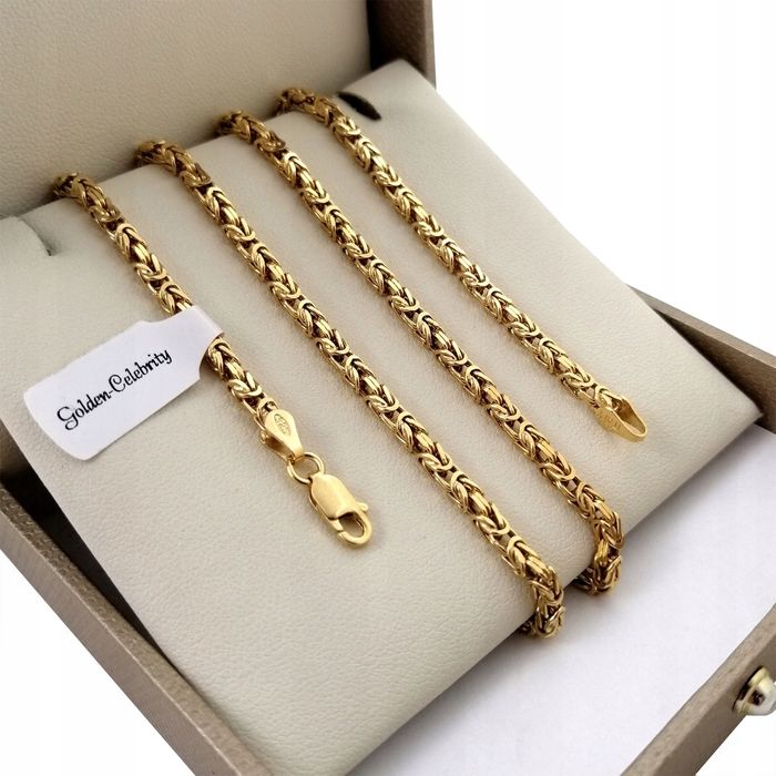 Łańcuszek Srebrny Splot Królewski Krzyż Klasyczny Srebro Pr 925 + Graw