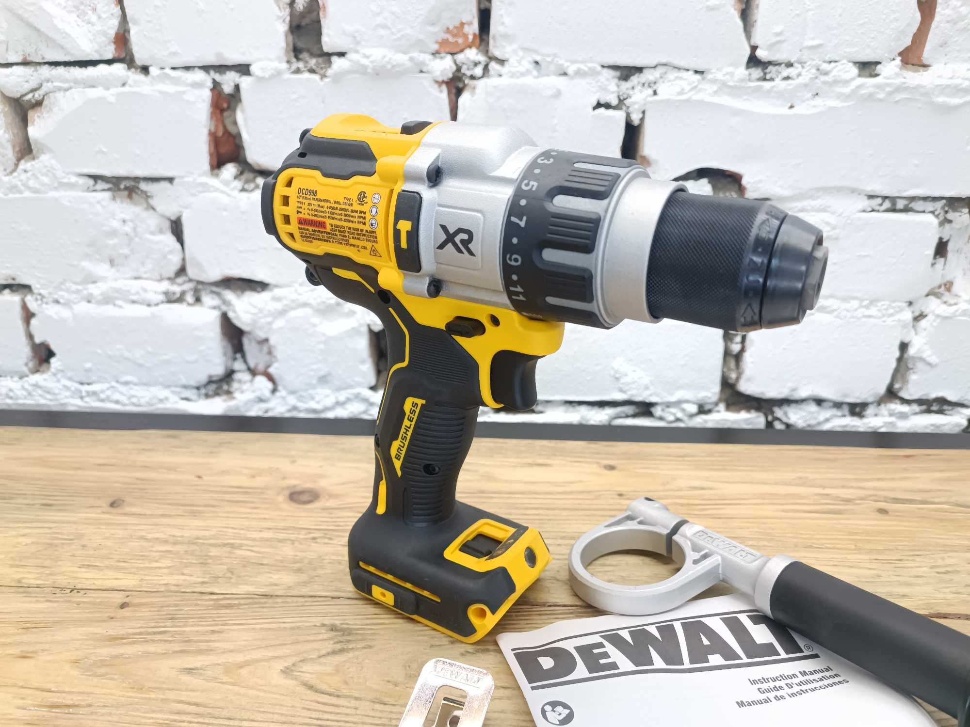 Ударний дриль-шуруповерт Dewalt 20v DCD998 з США MADE IN MEXICO