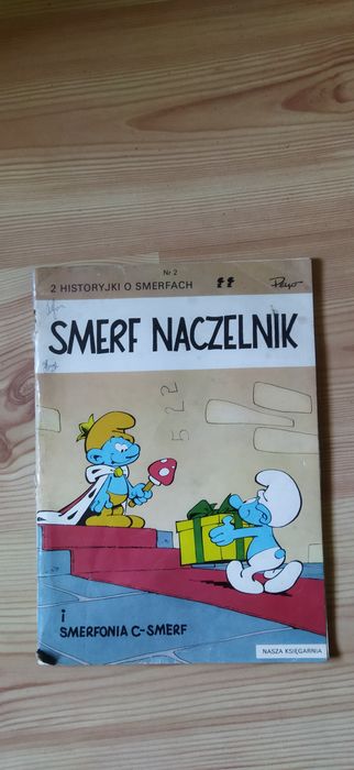 Smerf naczelnik komiks 1990 Peyo