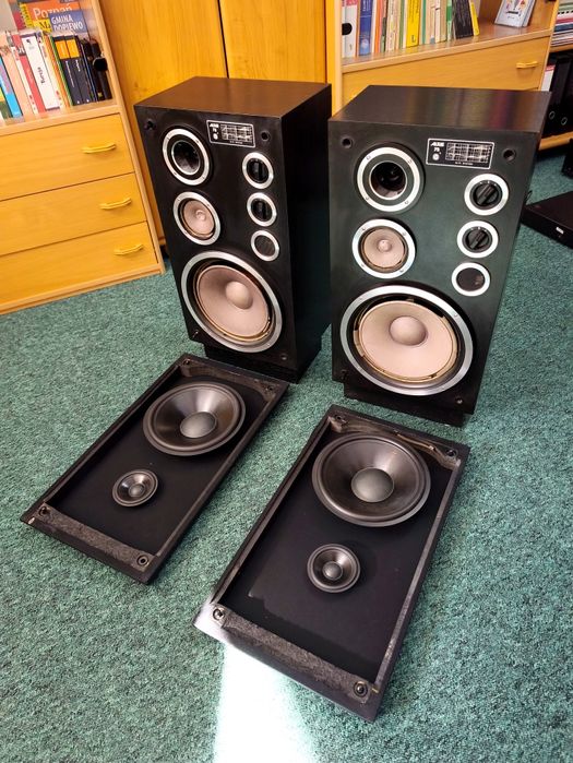 Kolumny Altus 75 + maskownice + podstawki - komplet 2+2+2