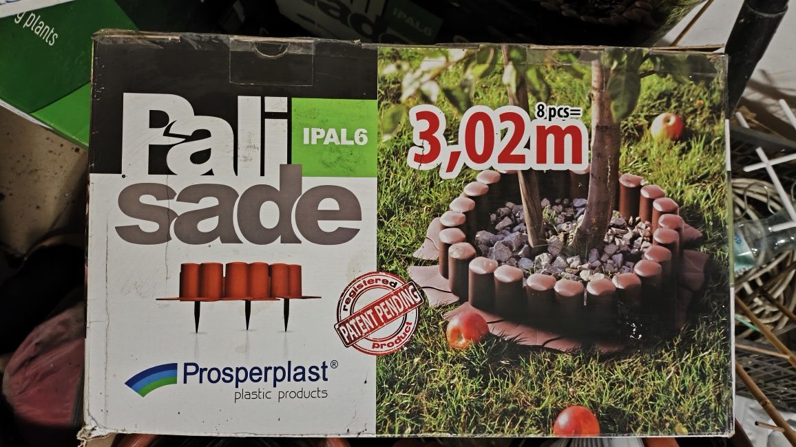 Palisada PALISADE obrzeże ogrodowe plastikowa drewniana 18 metrów