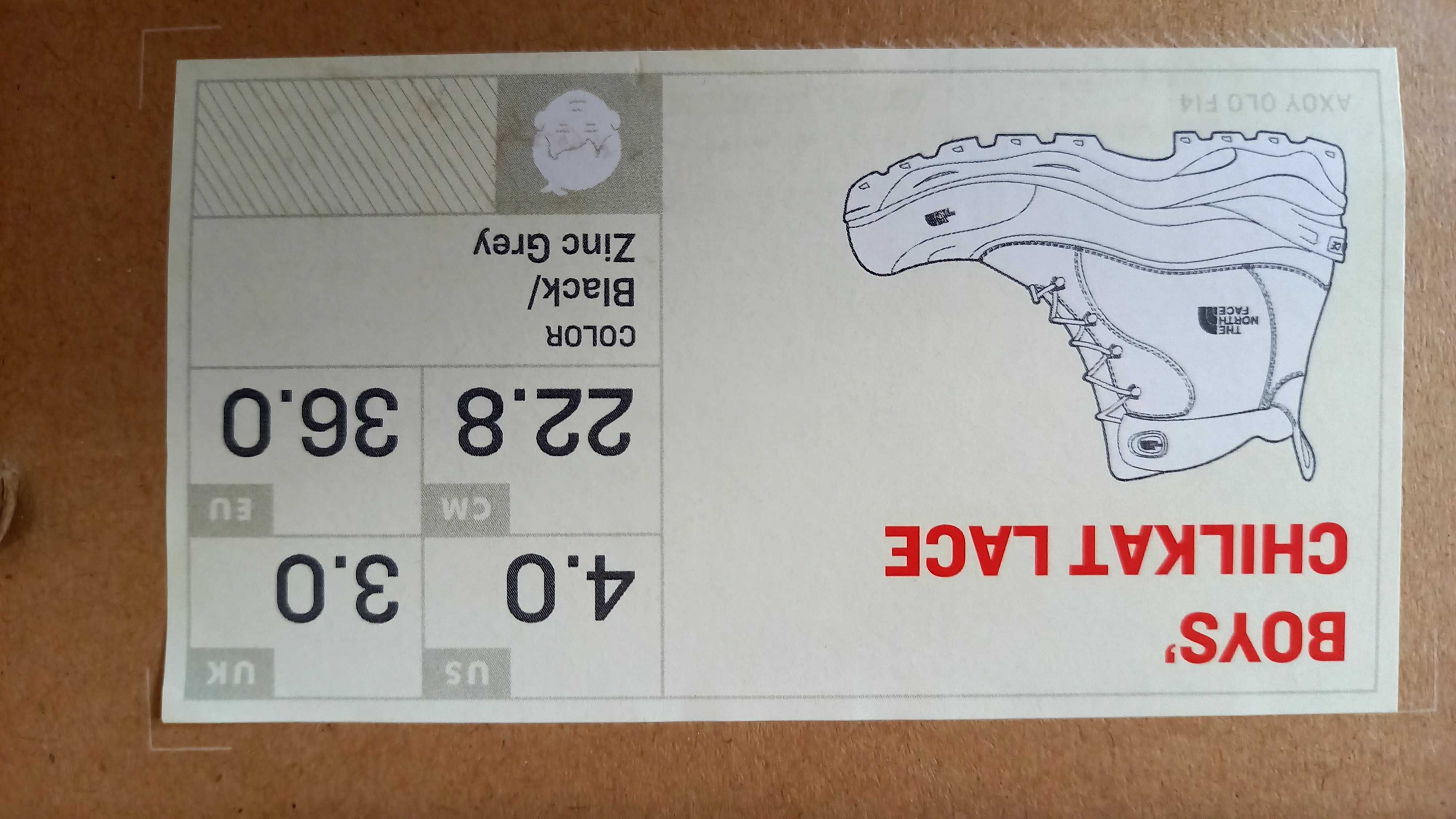 Śniegowce r.36 North Face Chillkat Lace, zimowe wysokie