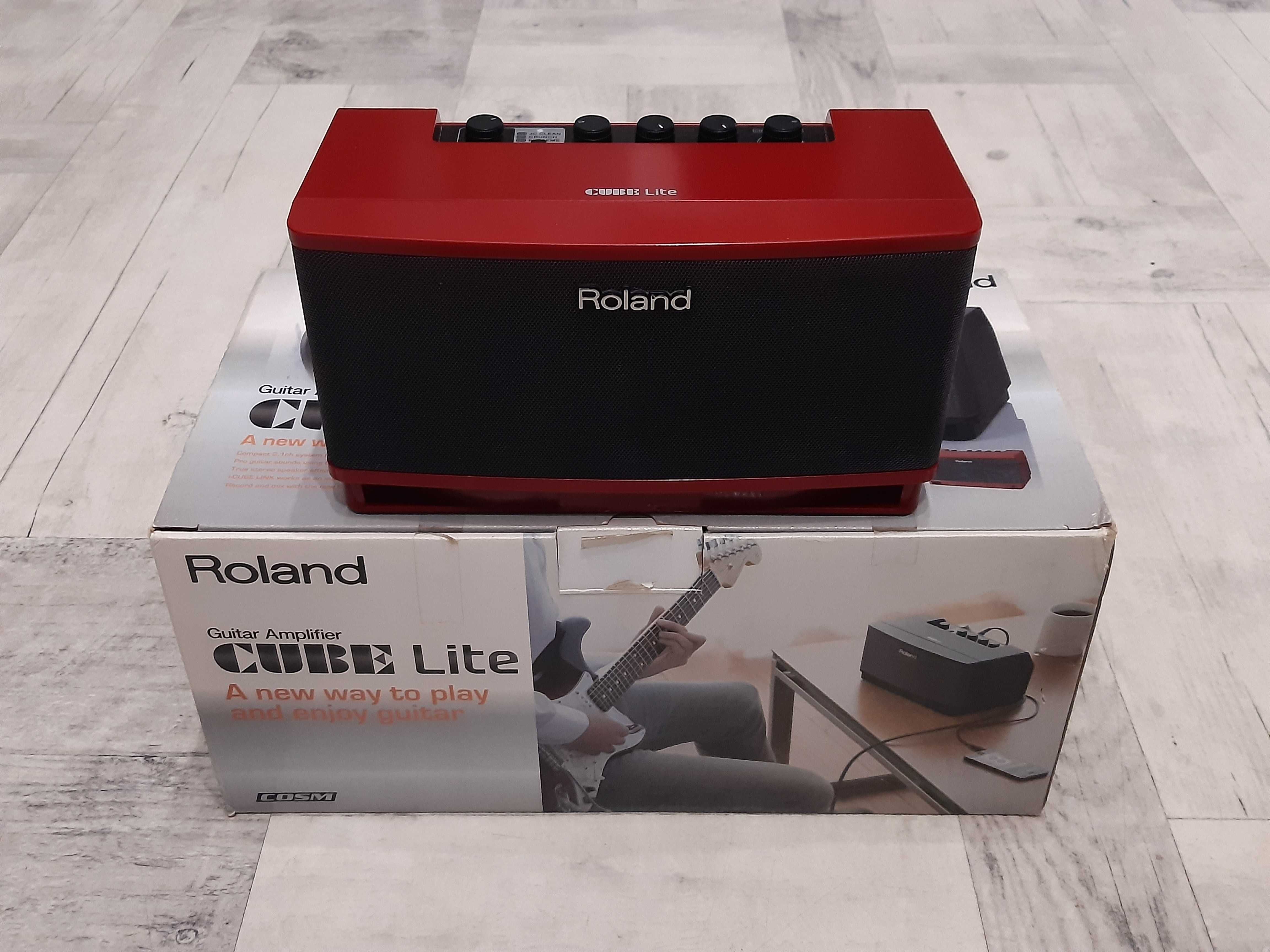 Super Wzmacniacz Roland Cube Lite Red -efekty-przestery-Boss- wysyłka