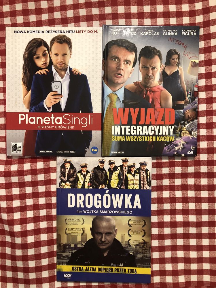 Polskie filmy zestaw płyty dvd książka