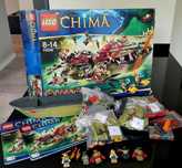 Lego Chima 70006 Krokodyla łódź Craggera używany kompletny