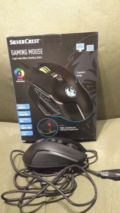 Zestaw gracza słuchawki i myszka