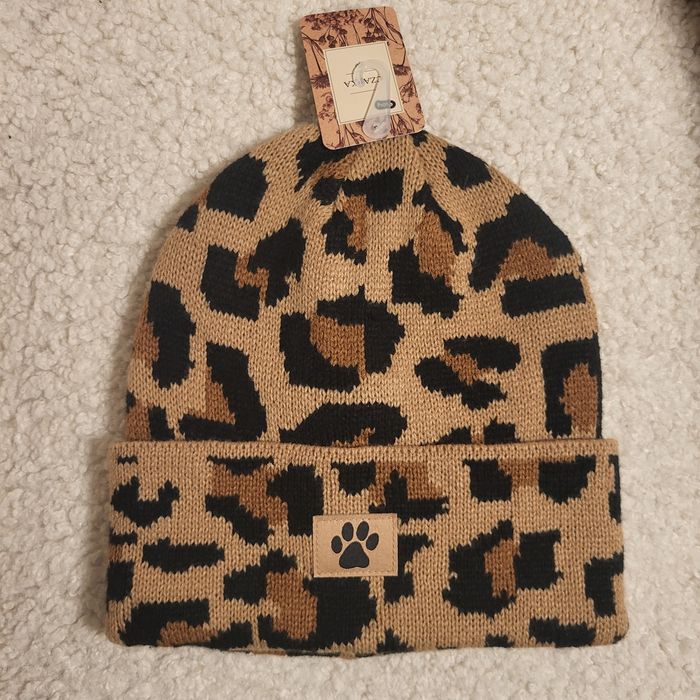 Zimowa Czapka w Panterkę Eloy