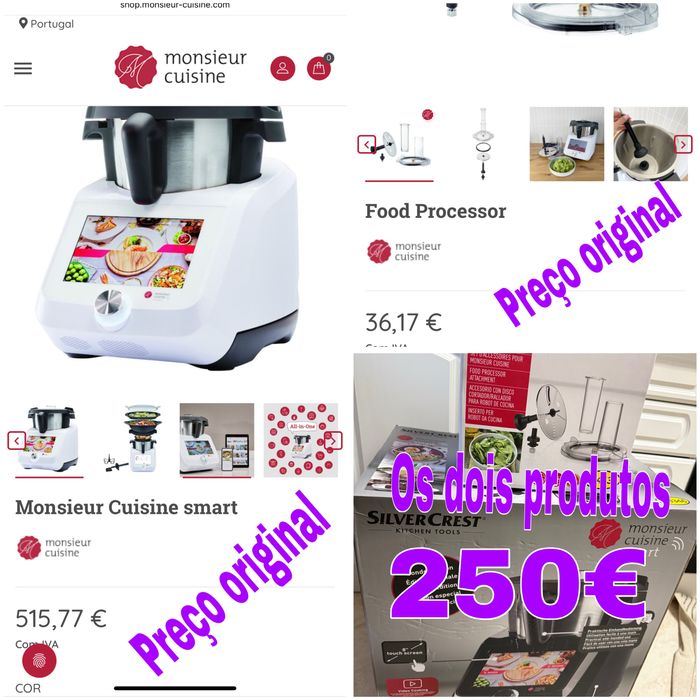 Robot Cozinha + Processador = 250€