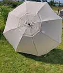 Parasol ogrodowy, kolor ecru, nowy.